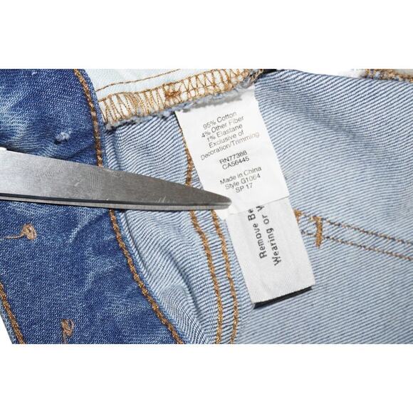 Madewell High-Rise Button Fly Denim Shorts – Size 25 - Picture 7 of 9